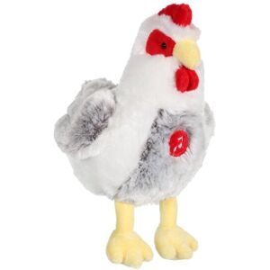 Gipsy Toys - Graue & Weiße Hühnerfigur - 22 cm Gipsy Toys - Graue & Weiße Hühnerfigur - 22 cm