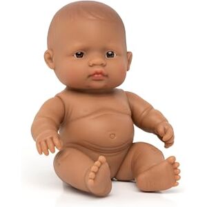 Miniland Babypuppe südamerikanisches Mädchen 21cm-31148, Merhfarbig Miniland Babypuppe südamerikanisches Mädchen 21cm-31148, Merhfarbig