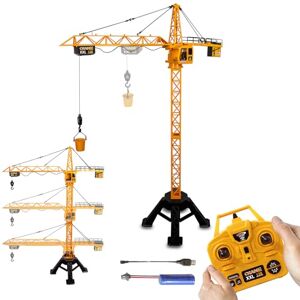 JAMARA 406320 Turmdrehkran Crane XXL 128 2,4GHz Kinder Spielzeug Ferngesteuert, Fernbedienung Rc Toy, Kran für Baustelle Remote Control, Geschenk für Kinder, Metallhaken JAMARA 406320 Turmdrehkran Crane XXL 128 2,4GHz Kinder Spielzeug Ferngesteuert, Fernbedienung Rc Toy, Kran für Baustelle Remote Control, Geschenk für Kinder, Metallhaken