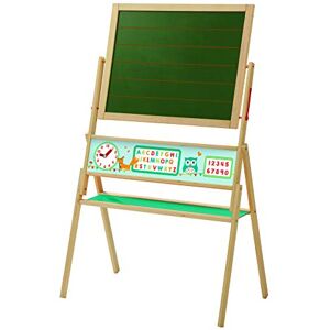 roba Tafel 'ABC Eule', Standtafel drehbar mit Schreibtafel liniert, Maltafel magnetisch, Holz, natur roba Tafel 'ABC Eule', Standtafel drehbar mit Schreibtafel liniert, Maltafel magnetisch, Holz, natur