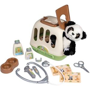 Smoby Panda Tierarzt-Set - Puppenwiege - 2-in-1 Spielset Smoby Panda Tierarzt-Set - Puppenwiege - 2-in-1 Spielset