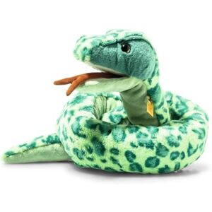 Steiff Gin Schlange grün 130 cm, Soft Cuddly Friends, Kuscheltier Schlange, Flauschiges Stofftier zum Spielen & Kuscheln, aus kuschelweichem Plüsch für babysanfte Haut, waschmaschinenfest Steiff Gin Schlange grün 130 cm, Soft Cuddly Friends, Kuscheltier Schlange, Flauschiges Stofftier zum Spielen & Kuscheln, aus kuschelweichem Plüsch für babysanfte Haut, waschmaschinenfest