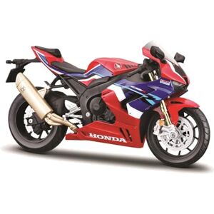 Maisto Honda CBR 1000RR-R Fireblade: Motorradmodell im Maßstab 1:12, mit Federung und ausklappbarem Seitenständer, 17 cm, rot-blau (5-20099), Mittel Maisto Honda CBR 1000RR-R Fireblade: Motorradmodell im Maßstab 1:12, mit Federung und ausklappbarem Seitenständer, 17 cm, rot-blau (5-20099), Mittel
