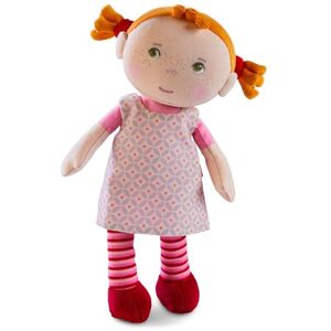 HABA Kuschelpuppe Roya – Weiche Stoffpuppe 25 cm, ideal für Babys und Kleinkinder – waschbar bei 30 °C, ab 6 Monaten – 1303730001 HABA Kuschelpuppe Roya – Weiche Stoffpuppe 25 cm, ideal für Babys und Kleinkinder – waschbar bei 30 °C, ab 6 Monaten – 1303730001