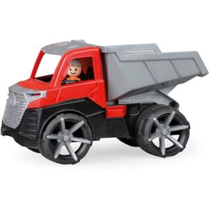 Lena 04530 TRUXX² Kipper, Baustellenfahrzeug ca. 28 cm, Muldenkipper LKW mit vollbeweglicher Spielfigur, robuster Kipplaster, Mulde kippbar, für Kinder ab 2 Jahren, Speilfahrzeug rot/Silber Lena 04530 TRUXX² Kipper, Baustellenfahrzeug ca. 28 cm, Muldenkipper LKW mit vollbeweglicher Spielfigur, robuster Kipplaster, Mulde kippbar, für Kinder ab 2 Jahren, Speilfahrzeug rot/Silber