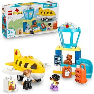 Lego DUPLO Erster Besuch im Flughafen Motorisches Lernspielzeug für Kleinkinder mit Flugzeug, 2 Figuren & Teddybär Geschenk zum Geburtstag für Jungen und Mädchen ab 2 Jahren 10443 Lego DUPLO Erster Besuch im Flughafen Motorisches Lernspielzeug für Kleinkinder mit Flugzeug, 2 Figuren & Teddybär Geschenk zum Geburtstag für Jungen und Mädchen ab 2 Jahren 10443