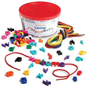 Learning Resources Alphabet-Fädelketten Kleinbuchstaben, ab 3 Jahren, Lernspielzeug für Buchstaben, Feinmotorik und Auge-Hand-Koordination Learning Resources Alphabet-Fädelketten Kleinbuchstaben, ab 3 Jahren, Lernspielzeug für Buchstaben, Feinmotorik und Auge-Hand-Koordination