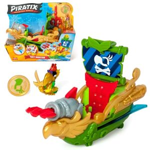 PIRATIX ADVENTURE WORLD Sky Hunter Piratenschiff in Papageienform, inklusive 1 Piratenschiff, 1 exklusiver Piratix, 1 exklusiver Schatz, 1 Zubehör, 1 Kanone und 1 Projektil PIRATIX ADVENTURE WORLD Sky Hunter Piratenschiff in Papageienform, inklusive 1 Piratenschiff, 1 exklusiver Piratix, 1 exklusiver Schatz, 1 Zubehör, 1 Kanone und 1 Projektil