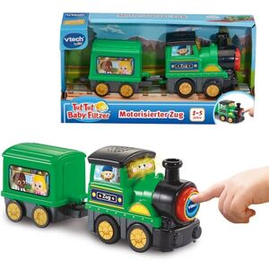VTech TUT TUT Baby Flitzer Motorisierter Zug – Spielzeugzug mit Musik, leuchtender Gesichtstaste und spannenden Geräuschen – Für Kinder von 1-5 Jahren VTech TUT TUT Baby Flitzer Motorisierter Zug – Spielzeugzug mit Musik, leuchtender Gesichtstaste und spannenden Geräuschen – Für Kinder von 1-5 Jahren