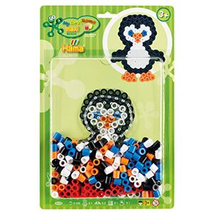 Hama Perlen 8938 Set Pinguin mit ca. 250 bunten Maxi Bügelperlen mit Durchmesser 10 mm, Stiftplatte in transparent, inkl. Bügelpapier, kreativer Bastelspaß für Groß und Klein Hama Perlen 8938 Set Pinguin mit ca. 250 bunten Maxi Bügelperlen mit Durchmesser 10 mm, Stiftplatte in transparent, inkl. Bügelpapier, kreativer Bastelspaß für Groß und Klein