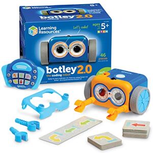 Learning Resources Botley 2.0, Ab 5 Jahren, Programmierbarer Roboter für Kinder, Coding-Spielzeug ohne Bildschirm, Fördert Mint-Fähigkeiten & logisches Denken Learning Resources Botley 2.0, Ab 5 Jahren, Programmierbarer Roboter für Kinder, Coding-Spielzeug ohne Bildschirm, Fördert Mint-Fähigkeiten & logisches Denken