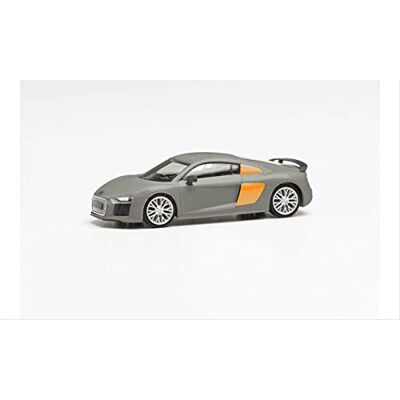 Herpa Audi R8 V10 Plus, nardograu/Blade orange Herpa Audi R8 V10 Plus, nardograu/Blade orange