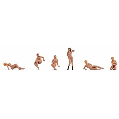 NOCH N Figuren Aktmodelle, bewegliche Miniaturfiguren aus Kunststoff, für erotische Szenen auf Modellbahnen in Spurweite N einsetzen NOCH N Figuren Aktmodelle, bewegliche Miniaturfiguren aus Kunststoff, für erotische Szenen auf Modellbahnen in Spurweite N einsetzen