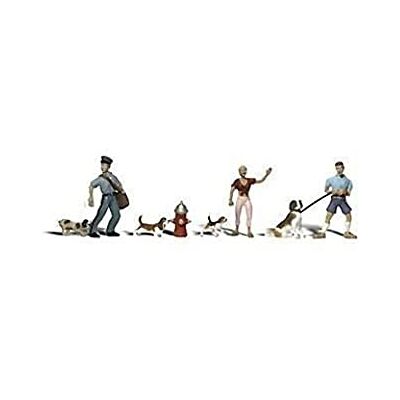 Woodland Scenics Spur 0 Figuren mit Hunden Woodland Scenics Spur 0 Figuren mit Hunden