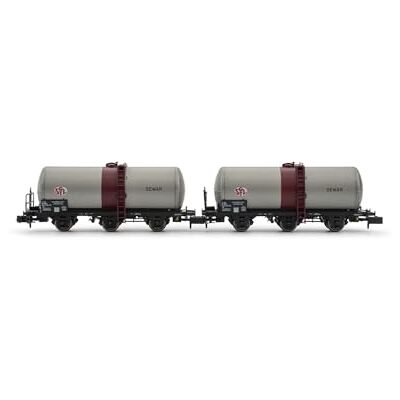 ARNOLD HN6675 SNCF, 2-teiliges Set 3-achsiger Weinkesselwagen, SGTL SEWAR, epIV Güterwagen ARNOLD HN6675 SNCF, 2-teiliges Set 3-achsiger Weinkesselwagen, SGTL SEWAR, epIV Güterwagen