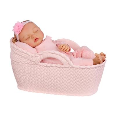 MGA Entertainment BABY Born Real Realistische Reborn-Babypuppe, Mädchen Heller Hautton, geschlossene Augen, 43 cm MGA Entertainment BABY Born Real Realistische Reborn-Babypuppe, Mädchen Heller Hautton, geschlossene Augen, 43 cm