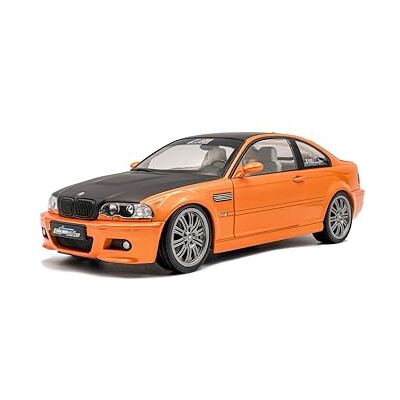 Solido 1:18 Maßstab BMW E46 M3 Coupe Works Orange 2000 Druckguss Modellauto SKU S1806509 Solido 1:18 Maßstab BMW E46 M3 Coupe Works Orange 2000 Druckguss Modellauto SKU S1806509