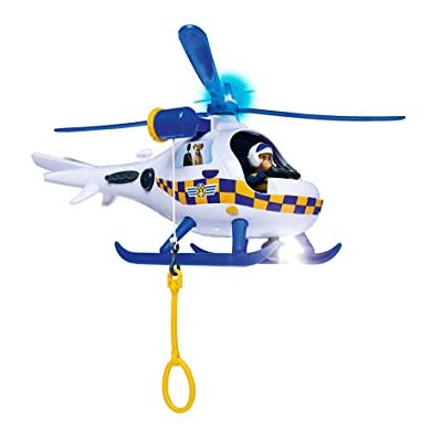 Simba Feuerwehrmann Sam – Hubschrauber Polizei – Funktionen Sound und Licht – Figuren Rosa + Radar – Batterien enthalten – ab 3 Jahren – 109252537038 Simba Feuerwehrmann Sam – Hubschrauber Polizei – Funktionen Sound und Licht – Figuren Rosa + Radar – Batterien enthalten – ab 3 Jahren – 109252537038