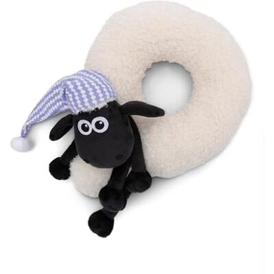 NICI Nackenkissen Kinder Shaun das Schaf 25x25cm Nackenhörnchen Flauschiges Kinderkissen für Mädchen und Jungen Perfekt als Reisekissen 49655 NICI Nackenkissen Kinder Shaun das Schaf 25x25cm Nackenhörnchen Flauschiges Kinderkissen für Mädchen und Jungen Perfekt als Reisekissen 49655
