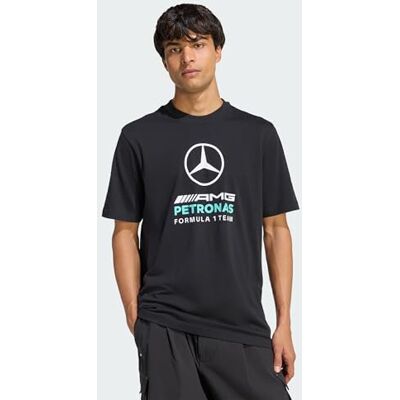 Adidas Men's Mercedes AMG Petronas Formula 1 Team DNA Graphic Tee, Black/semi Mint Rush, L Adidas Men's Mercedes AMG Petronas Formula 1 Team DNA Graphic Tee, Black/semi Mint Rush, L