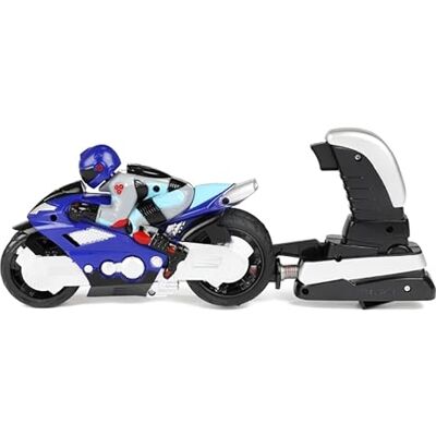 Toi-Toys SPIELZEUGMOTORRAD mit Fahrer und Abschuss bis zu 10 Meter Turbo Racers Shooter Spielzeug Motorrad Rennmotorrad 50 (Blau) Toi-Toys SPIELZEUGMOTORRAD mit Fahrer und Abschuss bis zu 10 Meter Turbo Racers Shooter Spielzeug Motorrad Rennmotorrad 50 (Blau)