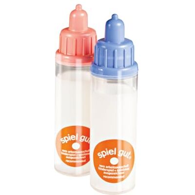 Heless 3050 Zubehör zur Puppen-Pflege, Trickmilchflasche mit blauem oder rosa Verschluss, in 1 von 2 Designs (zufällige Auswahl) Heless 3050 Zubehör zur Puppen-Pflege, Trickmilchflasche mit blauem oder rosa Verschluss, in 1 von 2 Designs (zufällige Auswahl)