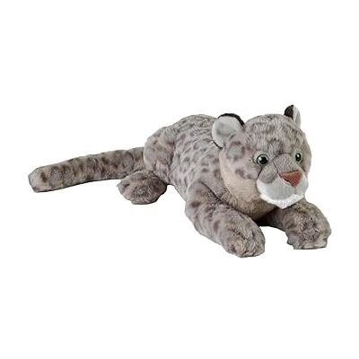 WILD REPUBLIC Earthkins Schneeleopard, Kuscheltier, 38 cm, Plüschtier, Füllung aus recycelten Wasserflaschen, Umweltfreundlich WILD REPUBLIC Earthkins Schneeleopard, Kuscheltier, 38 cm, Plüschtier, Füllung aus recycelten Wasserflaschen, Umweltfreundlich