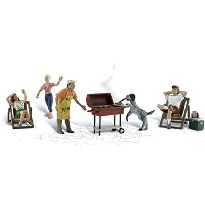 Woodland Scenics Woodland Spur H0 Figuren beim Grillen Woodland Scenics Woodland Spur H0 Figuren beim Grillen