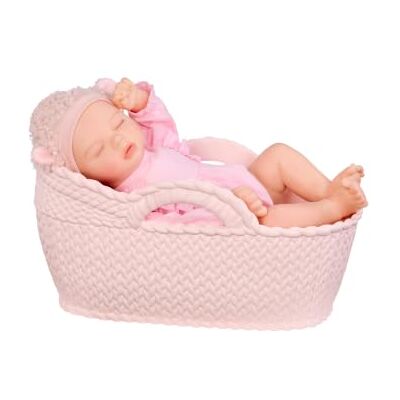 MGA Entertainment BABY Born Real Realistische Reborn-Babypuppe, Mädchen Sehr Heller Hautton, geschlossene Augen, 43 cm MGA Entertainment BABY Born Real Realistische Reborn-Babypuppe, Mädchen Sehr Heller Hautton, geschlossene Augen, 43 cm