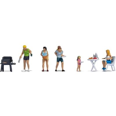 NOCH ® Menschen beim Camping, Figuren-Set H0, aus Kunststoff, für Modellbau und Dioramen, zum Basteln oder DIY NOCH ® Menschen beim Camping, Figuren-Set H0, aus Kunststoff, für Modellbau und Dioramen, zum Basteln oder DIY