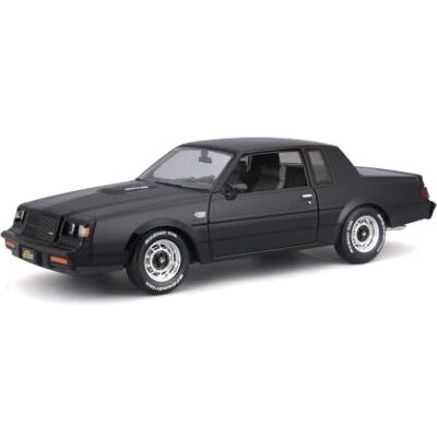 Maisto Buick Grand National, schwarz Modellauto 1:18, Originalgetreues Sammlerauto Spielzeugauto mit Federung, beweglichen Türen & Haube, ab 3 Jahren (531479BK) Maisto Buick Grand National, schwarz Modellauto 1:18, Originalgetreues Sammlerauto Spielzeugauto mit Federung, beweglichen Türen & Haube, ab 3 Jahren (531479BK)