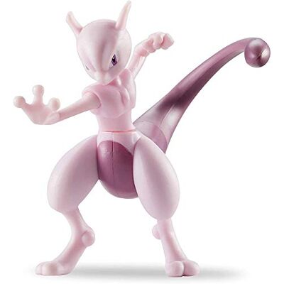 Pokémon Wicked Cool Toys, LLC Pokemon 12 cm Battle Feature Action Figure Mewtwo Pokémon Wicked Cool Toys, LLC Pokemon 12 cm Battle Feature Action Figure Mewtwo