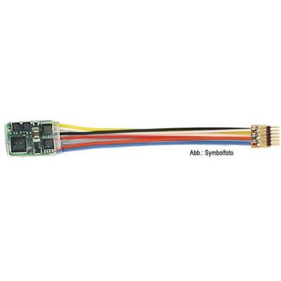 Fleischmann 685404 6 Pin NEM651 80mm Wired DCC Decoder (Zimo MX622) Fleischmann 685404 6 Pin NEM651 80mm Wired DCC Decoder (Zimo MX622)