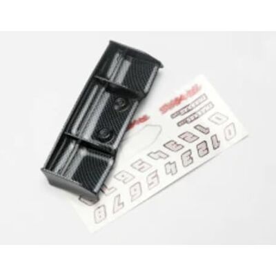 TRAXXAS 7122G Wing, 1/16 E-Revo (Exo-Carbon-Finish)/Aufkleberbogen TRAXXAS 7122G Wing, 1/16 E-Revo (Exo-Carbon-Finish)/Aufkleberbogen