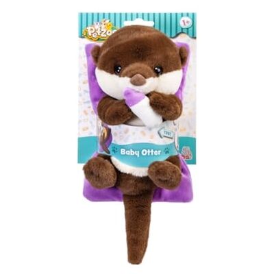 Simba PetZoo Baby Otter – interaktives Kuscheltier mit Nuckel-Funktion & Flasche, Try-me-Funktion, 28 cm, Plüschtier für Kinder ab 1 Jahr Simba PetZoo Baby Otter – interaktives Kuscheltier mit Nuckel-Funktion & Flasche, Try-me-Funktion, 28 cm, Plüschtier für Kinder ab 1 Jahr