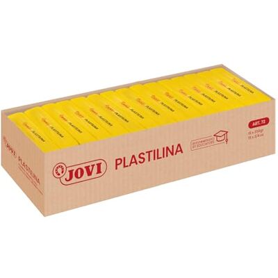 Jovi – Box, 15 Tabletten 350 g Knete, gelb (7202) Jovi – Box, 15 Tabletten 350 g Knete, gelb (7202)