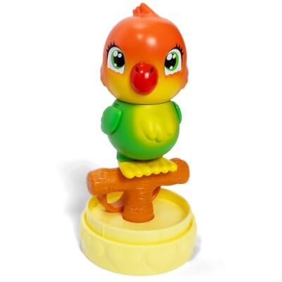 Simba Pamper Petz Mini Birdy – Interaktiver Singvogel mit 5 Sounds, Flügelflattern bei Berührung, inkl. Vogelstand und Tragering, Try-Me-Funktion, Spielzeugvogel ab 3 Jahren Simba Pamper Petz Mini Birdy – Interaktiver Singvogel mit 5 Sounds, Flügelflattern bei Berührung, inkl. Vogelstand und Tragering, Try-Me-Funktion, Spielzeugvogel ab 3 Jahren