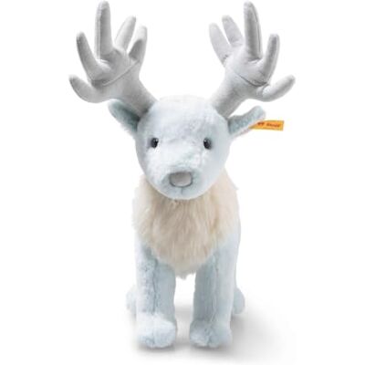 Steiff Kuscheltier Patronus Hirsch, Harry Potter, Süßes Stofftier, Kinder, Jungen & Mädchen, Friends, Plüschtier 25 cm, Hellblau, 024221 Steiff Kuscheltier Patronus Hirsch, Harry Potter, Süßes Stofftier, Kinder, Jungen & Mädchen, Friends, Plüschtier 25 cm, Hellblau, 024221