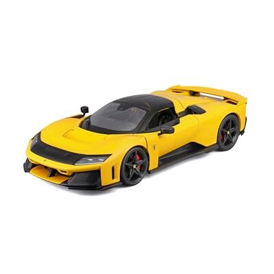 Bburago Race & Play Ferrari F80 Modellauto 1:18 Spielzeugauto Sammlermodell Detailgetreues Supercar mit beweglicher Haube, Türen und Kofferraum, Geschenk für Ferrari-Fans & Kinder ab 3 Jahren Bburago Race & Play Ferrari F80 Modellauto 1:18 Spielzeugauto Sammlermodell Detailgetreues Supercar mit beweglicher Haube, Türen und Kofferraum, Geschenk für Ferrari-Fans & Kinder ab 3 Jahren