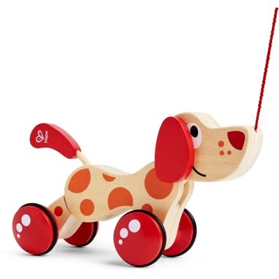 Hape Nachziehhund „Pepe“ – Holz Nachziehspielzeug, Lauflern-Begleiter zur Förderung von Motorik und Selbstvertrauen, ab 12 Monaten Hape Nachziehhund „Pepe“ – Holz Nachziehspielzeug, Lauflern-Begleiter zur Förderung von Motorik und Selbstvertrauen, ab 12 Monaten