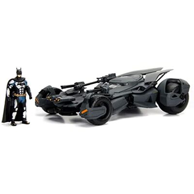 Jada Toys Batman vs Superman Justice League 2016 Batmobil, Miniatur-Fahrzeug, 99232BK, Schwarz, Maßstab 1:24 Jada Toys Batman vs Superman Justice League 2016 Batmobil, Miniatur-Fahrzeug, 99232BK, Schwarz, Maßstab 1:24