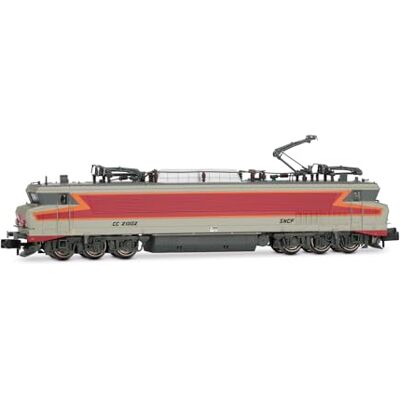 ARNOLD HN2648 SNCF, elektrische Zweisystemlokomotive CC 21002, betongrau, altes Logo, Baureihe IV-V – Diesel ARNOLD HN2648 SNCF, elektrische Zweisystemlokomotive CC 21002, betongrau, altes Logo, Baureihe IV-V – Diesel