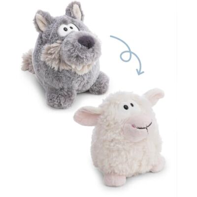 NICI Kuscheltier Wolf mit Wendefunktion 15cm 2 in 1 grau Weiches -Plüschtier – Ideal zum Kuscheln, Spielen und als Begleiter zu Hause, im Kindergarten oder unterwegs 62994 NICI Kuscheltier Wolf mit Wendefunktion 15cm 2 in 1 grau Weiches -Plüschtier – Ideal zum Kuscheln, Spielen und als Begleiter zu Hause, im Kindergarten oder unterwegs 62994
