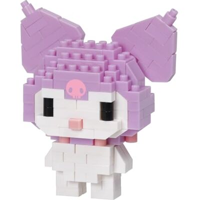 nanoblock BANDAI Hello Kitty Kuromi Mini-Bausteinfigur, Pixelart 160 Teile NBH179 nanoblock BANDAI Hello Kitty Kuromi Mini-Bausteinfigur, Pixelart 160 Teile NBH179
