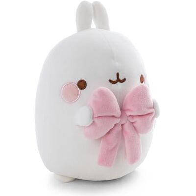 NICI Kuscheltier MOLANG mit Schleife 24cm in Verpackung weiß 62784 NICI Kuscheltier MOLANG mit Schleife 24cm in Verpackung weiß 62784
