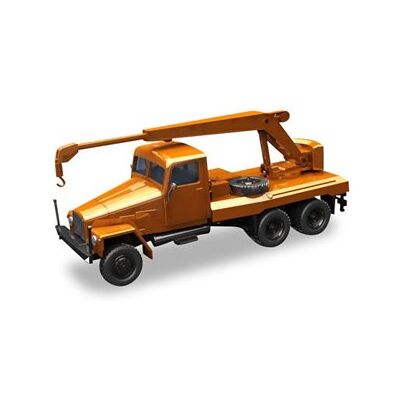 Herpa 308113 IFA G5 Kranfahrzeug, Orange Herpa 308113 IFA G5 Kranfahrzeug, Orange