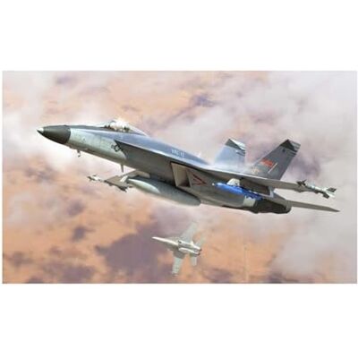 HobbyBoss 1/48 FA-18E Super Hornet VFC-12 Plastik-Modellbau Maßstab: 1:48 HobbyBoss 1/48 FA-18E Super Hornet VFC-12 Plastik-Modellbau Maßstab: 1:48