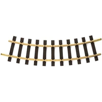 LGB – gebogenes Gleis R1-600 mm – 30° L11000, gebogenes Gleiselement, Gleiserweiterung für Gartenbahn, Gleismaterial, Zubehör, Spur G, Maßstab 1:22,5 LGB – gebogenes Gleis R1-600 mm – 30° L11000, gebogenes Gleiselement, Gleiserweiterung für Gartenbahn, Gleismaterial, Zubehör, Spur G, Maßstab 1:22,5
