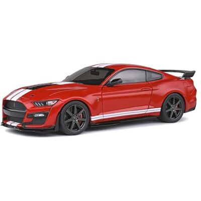 Solido Ford Mustang Shelby GT500, Baujahr 2020, Modellauto, Maßstab 1:18, rot Solido Ford Mustang Shelby GT500, Baujahr 2020, Modellauto, Maßstab 1:18, rot