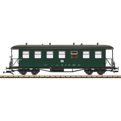 LGB 36372 DR Personenwagen Bauart KB – Reko-Wagen 2. Klasse, Spur G, mit Metallradsätzen, Türen zum Öffnen, Epoche IV, für Gartenbahn, detailgetreu & originalbeschriftet LGB 36372 DR Personenwagen Bauart KB – Reko-Wagen 2. Klasse, Spur G, mit Metallradsätzen, Türen zum Öffnen, Epoche IV, für Gartenbahn, detailgetreu & originalbeschriftet